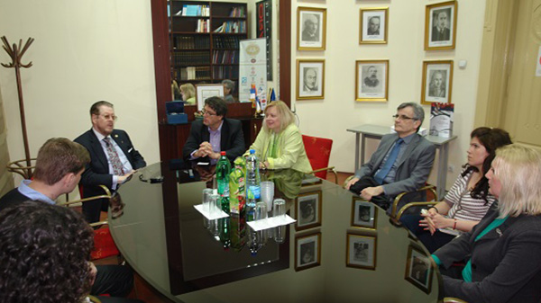 Prof. dr Carl Edwin Lindgren posetio Institut