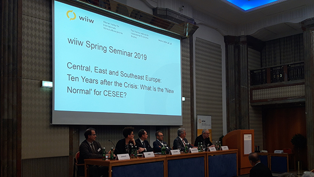 IES researchers attended the Spring Seminar of the WIIW