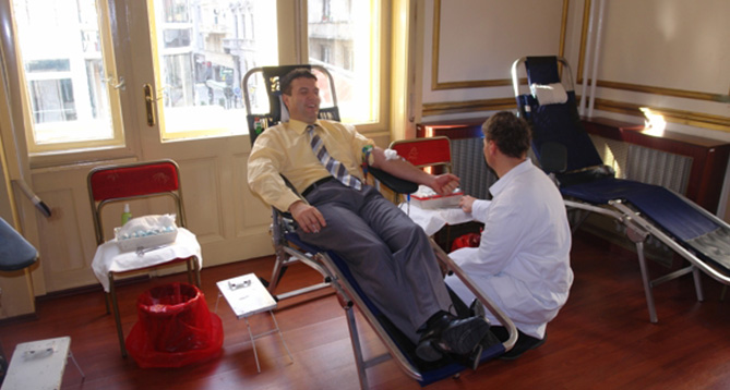 Акција добровољног давања крви