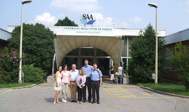 IES Junior Researchers and BBA Assistants on professional training in Turin