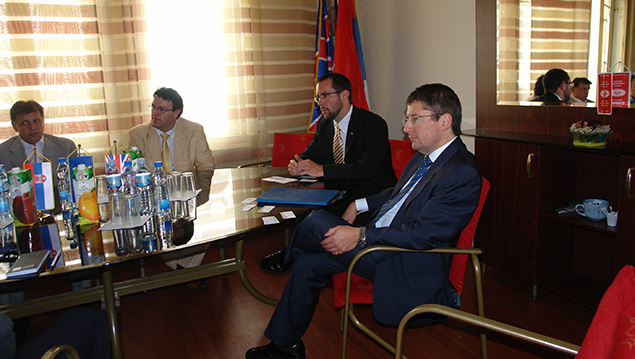 His Excellency Mr. Stephen Wordsworth, the Ambassador of the United Kingdom to Serbia visited the IES and BBA