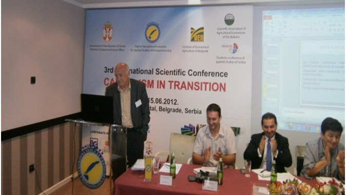 Participation in the 3rd International Conference "Capitalism in Transition" in Belgrade
