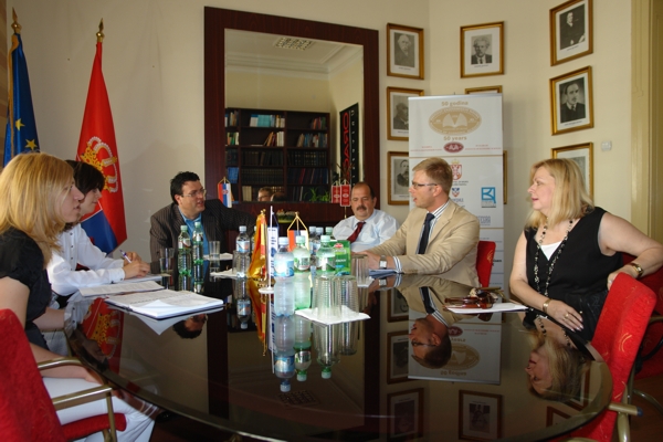 Mr Sebastian Bialecki visited IES & BBA