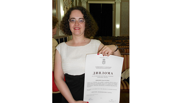 Промоција др Јелене Миновић