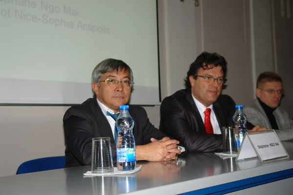 Visit and lecture of Professor Stephane Ngo Mai