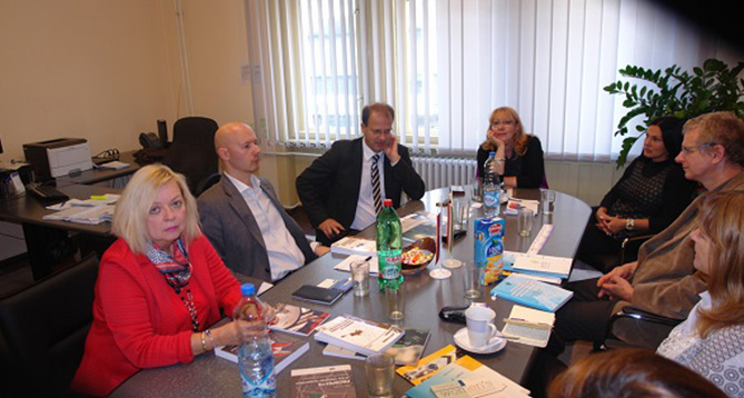 The Visit of Colleagues of Institute of World Economics